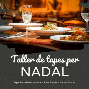 Taller de tapes i aperitius per Nadal